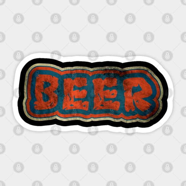 text beer Sticker by tsaah blegur